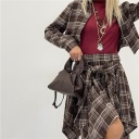 completo due pezzi gonna e camicia crop warm cotton